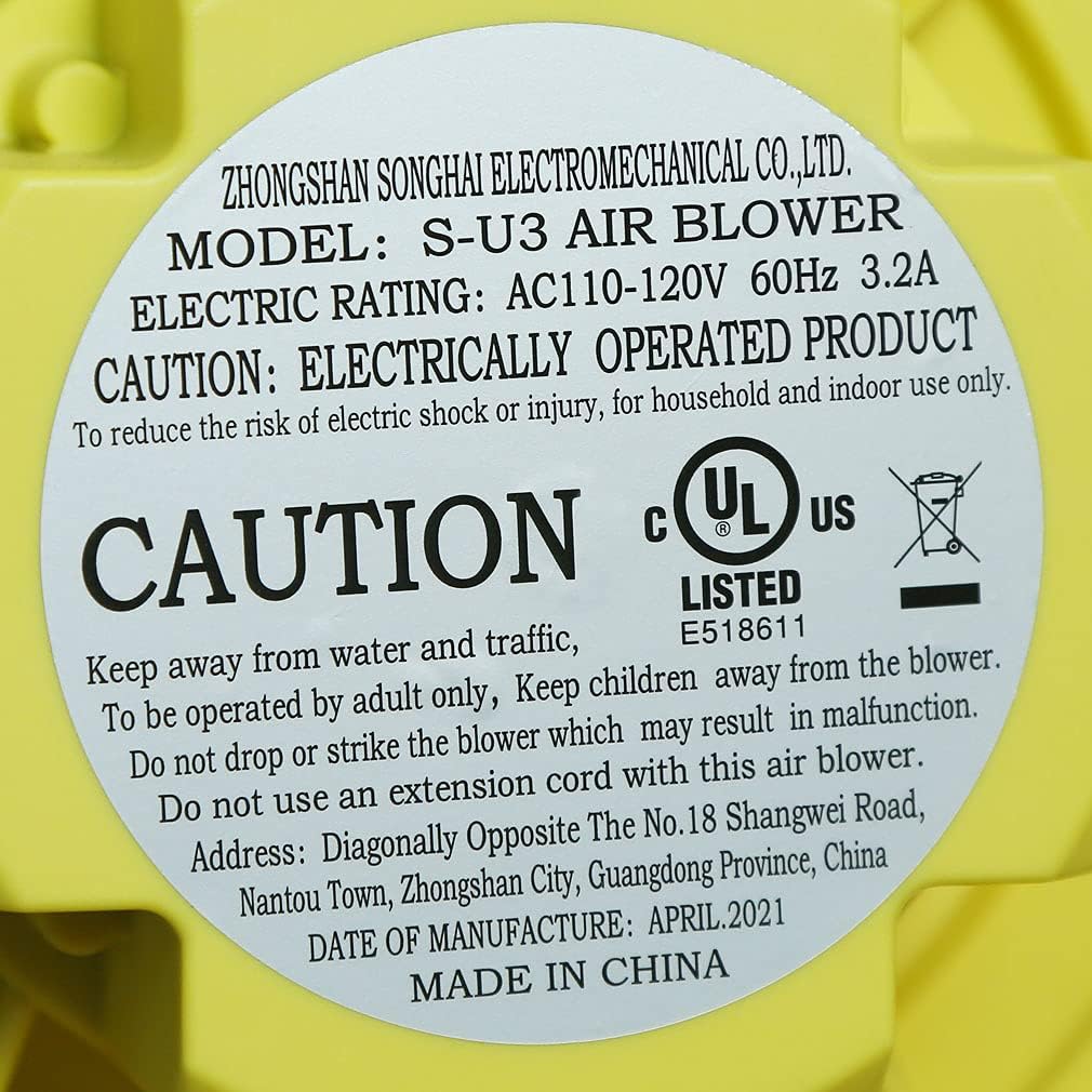 1.2HP(950w) Air Blower Inflatable Bouncer Blower U278