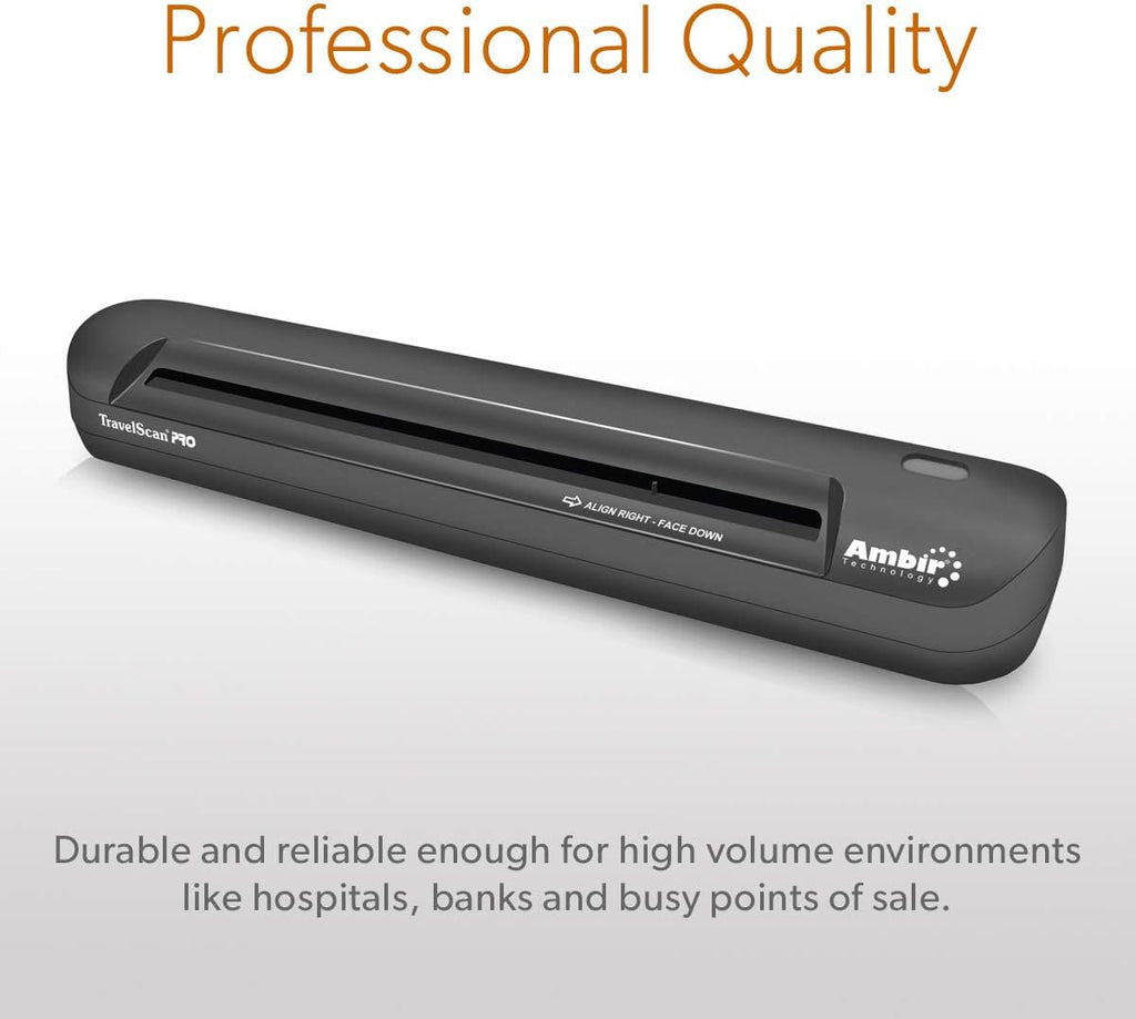 Simplex Document Scanner with Receipt Software for Windows PC G83226