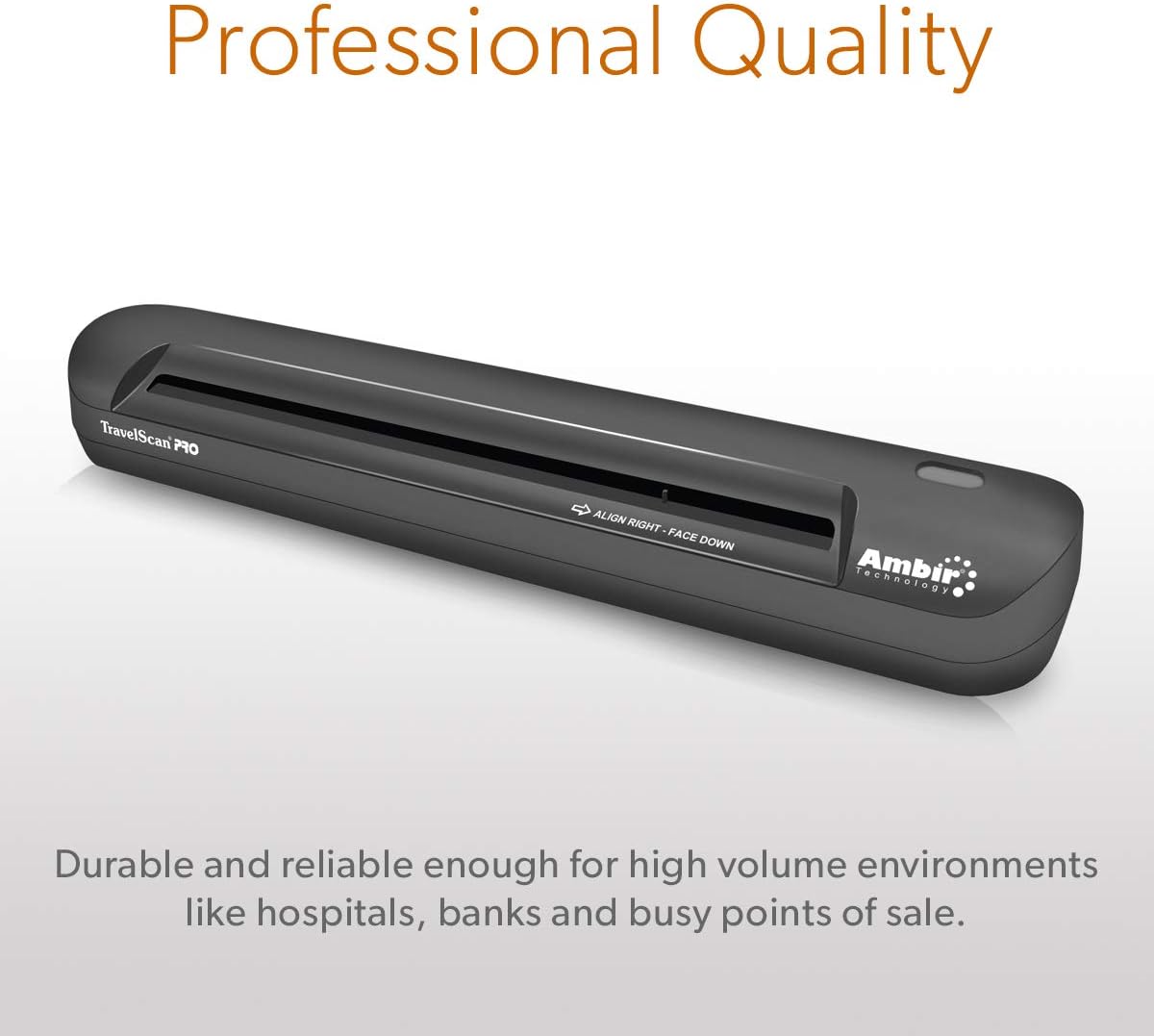 Simplex Document Scanner with Receipt Software for Windows PC G83226