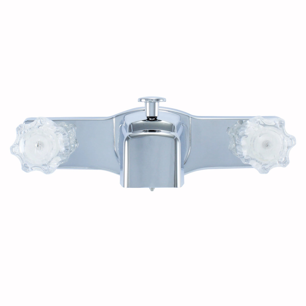 Chrome Plating Over ABS Plastic Double Handle Bath Faucet Tub Spout Q578