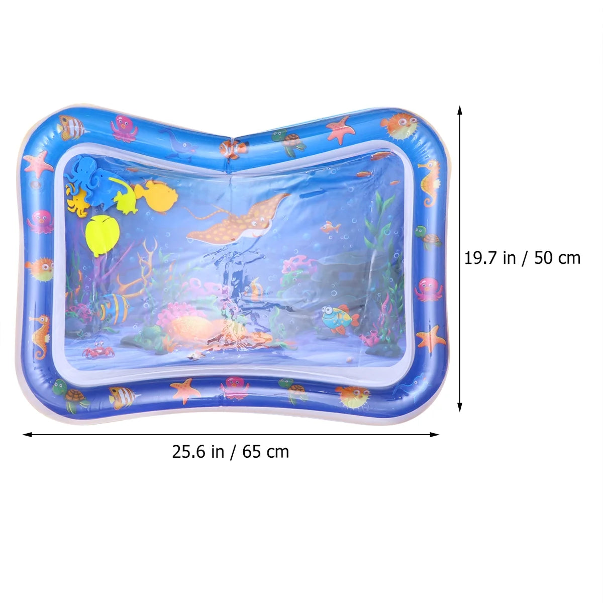 Inflatable Crawling Cushion Water Play Mat (Blue) I1667