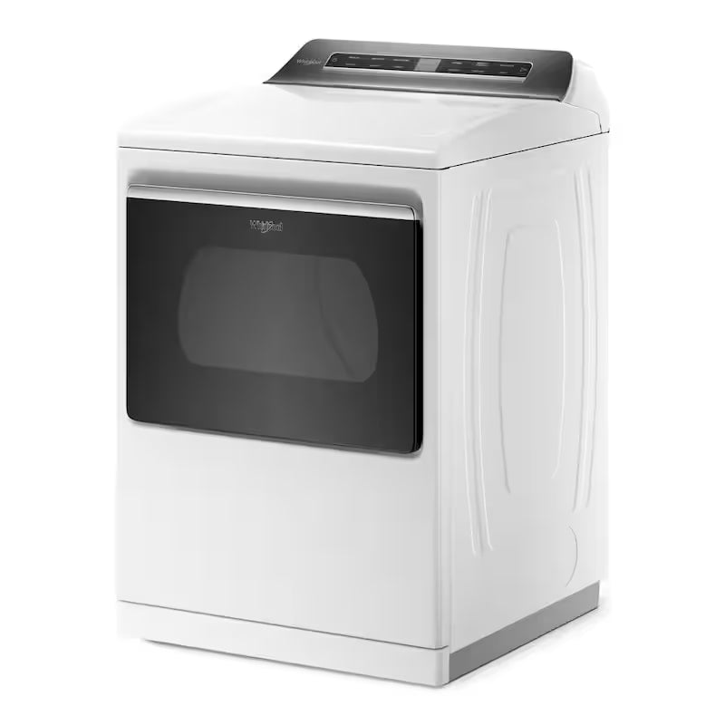 White Gas Dryer with Steam C633744