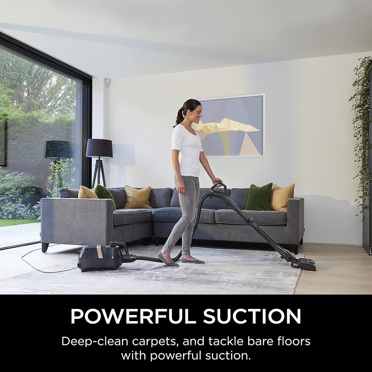 Canister Vacuum Bagless Corded with Self-Cleaning Brushroll C248592