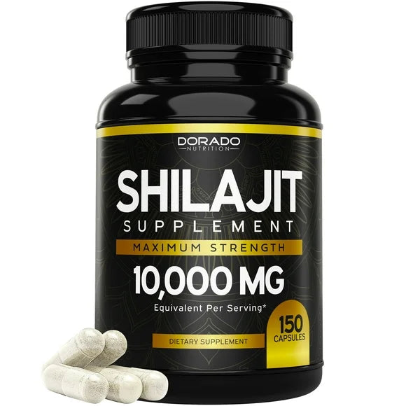 Shilajit Capsules 10,000mg 150 Capsules E693