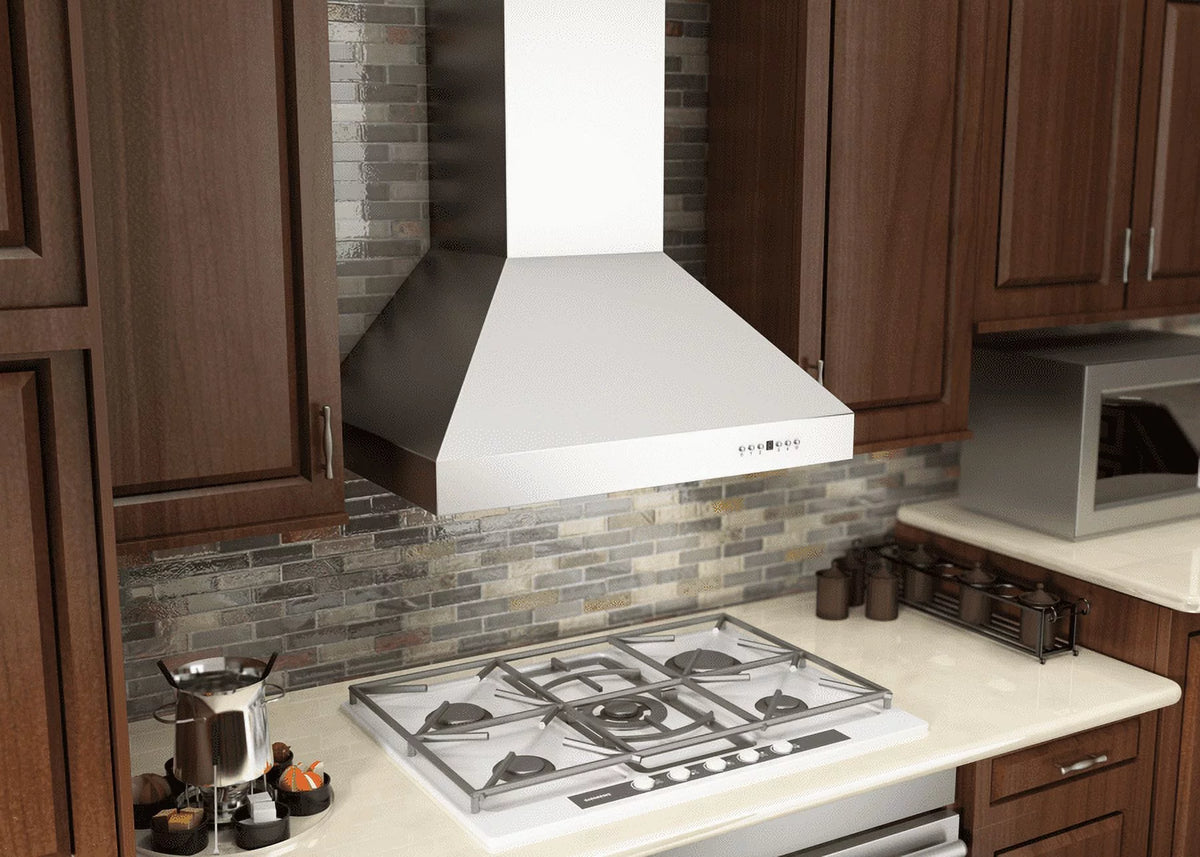 30 in. 900 CFM Stainless Steel Wall Mount Range Hood H808