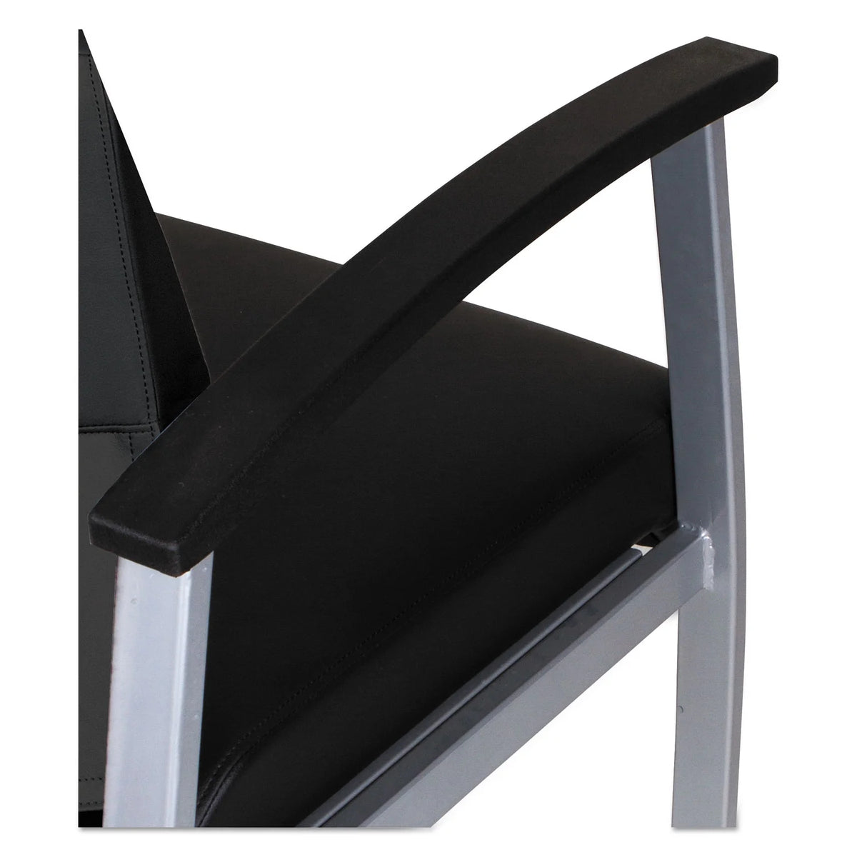 Black Mid-back Guest Chair C7893