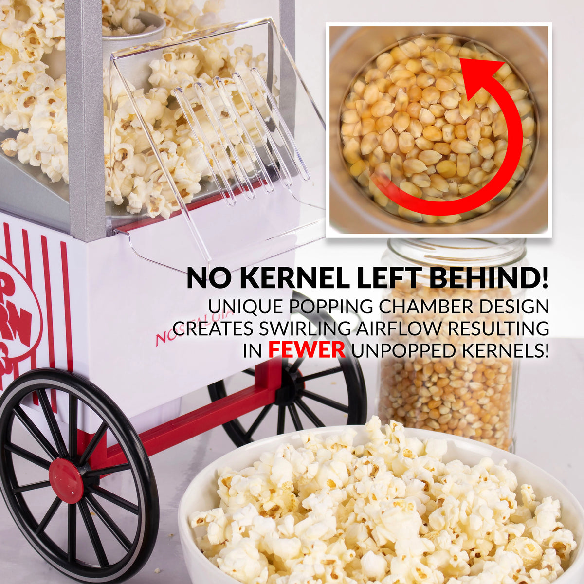 Hot Air Popcorn Maker G763