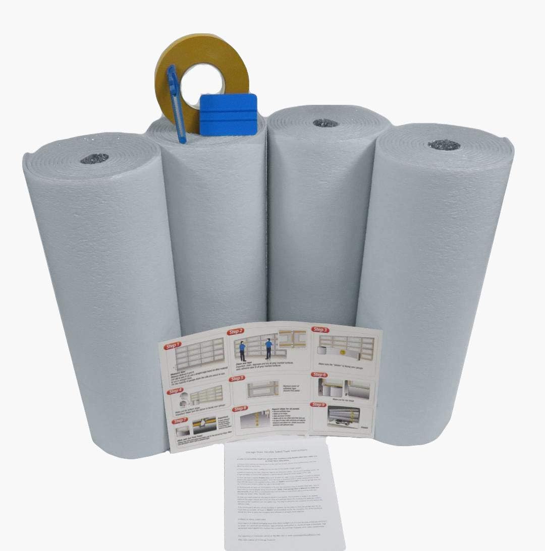 White Poly-Foam Garage Door Insulation Kit V402
