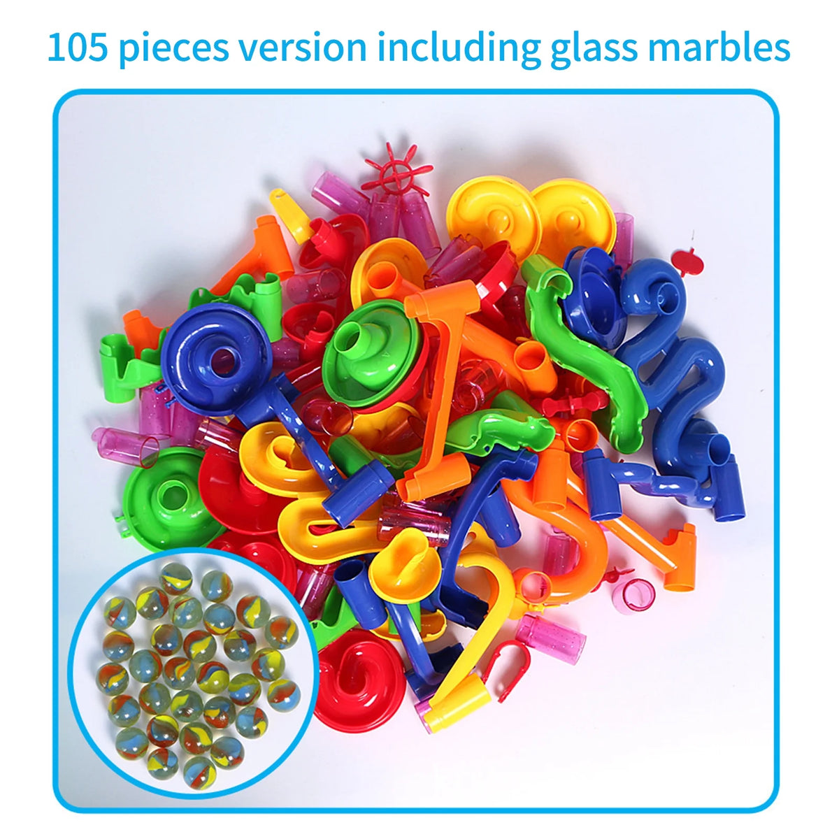 105 Piece Marble Run Building Block Set R975