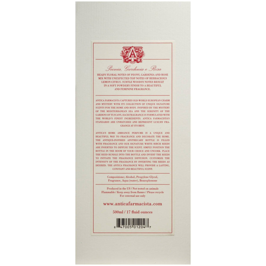 Peonia, Gardenia & Rosa Diffuser 500ml/17oz O26819
