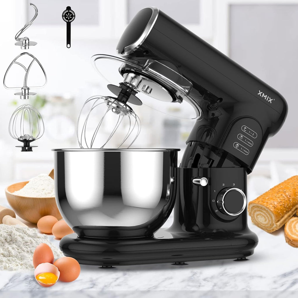 6-Speed 500W Tilt-Head Stand Mixer with Stainless Steel Bowl W51470