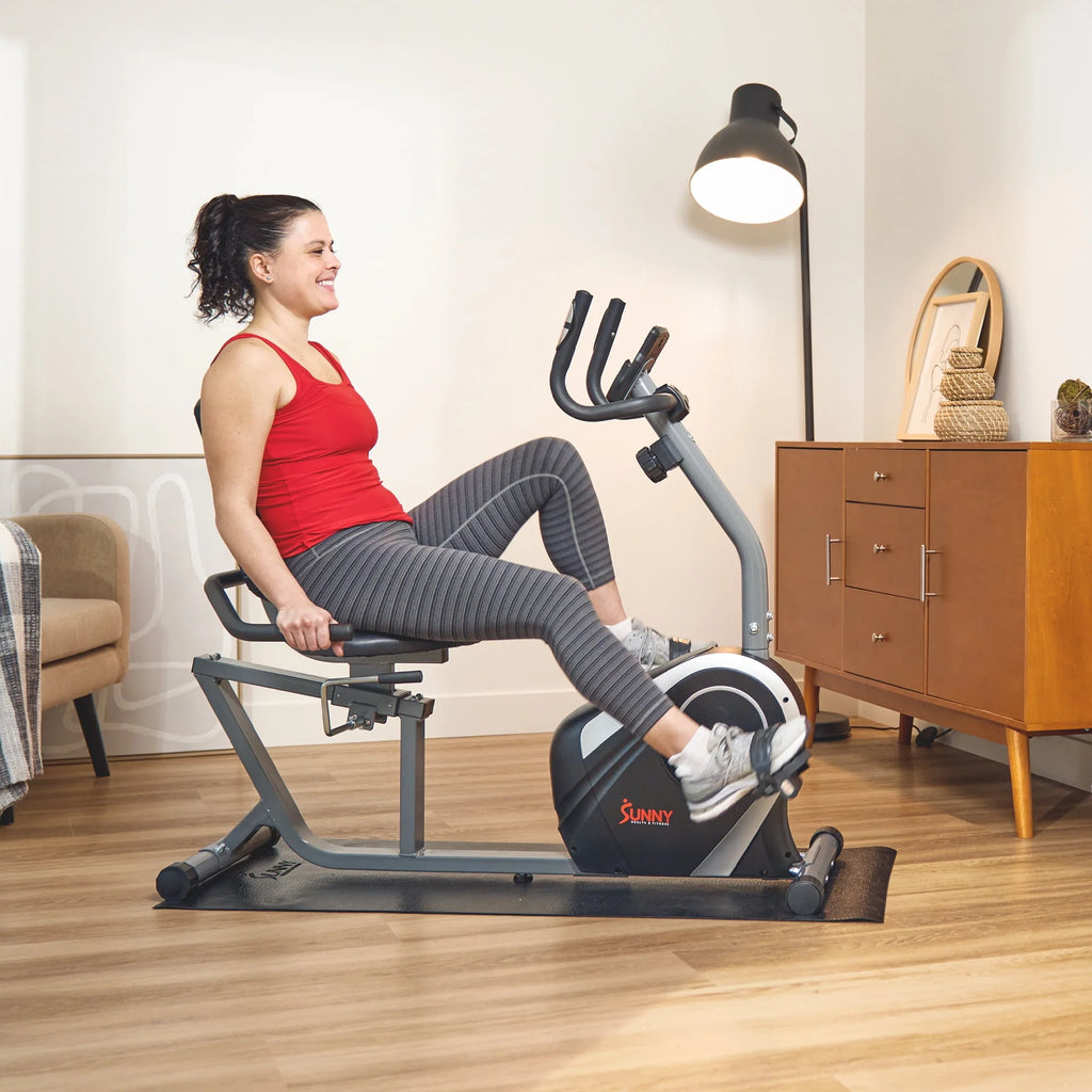 Magnetic Recumbent Exercise Bike 300lb Capacity X1565