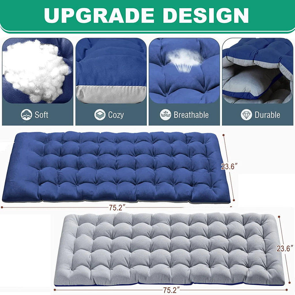 Folding Camping Cot with Cushion & Pillow B790