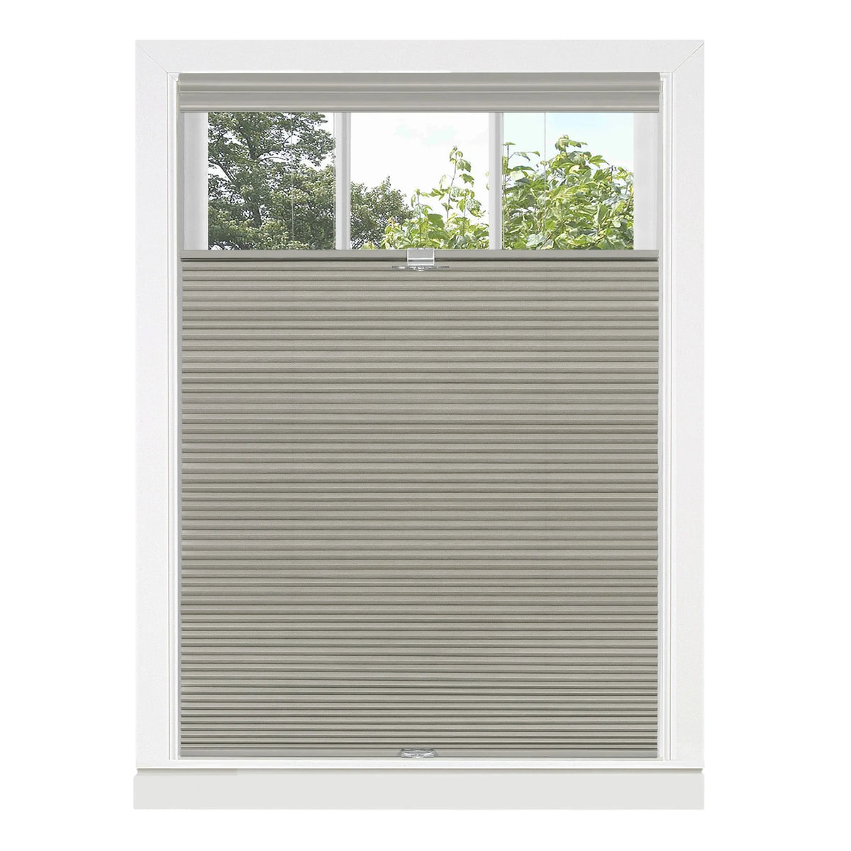 Top Down-Bottom Up Cordless Honeycomb Cellular Shade 35"L x 64"W Dove Grey C141668