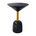 Round Black Side End Table T965785