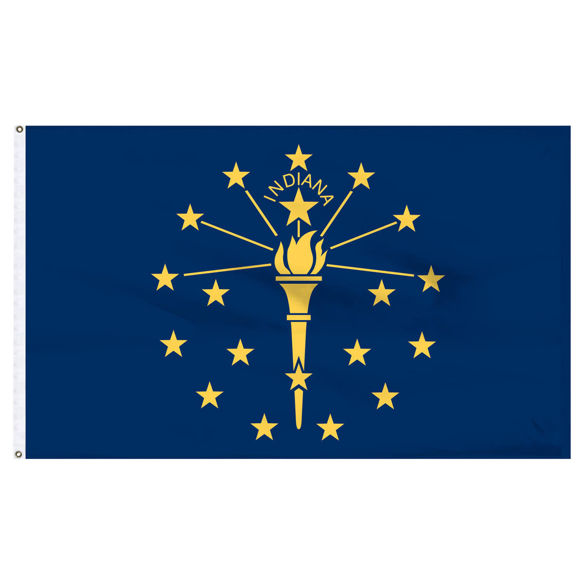 Indiana Flag 6 x 10 Feet Nylon D437