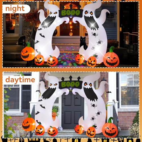 8ft Inflatable Halloween Outdoor Decoration with LED Lights U12369