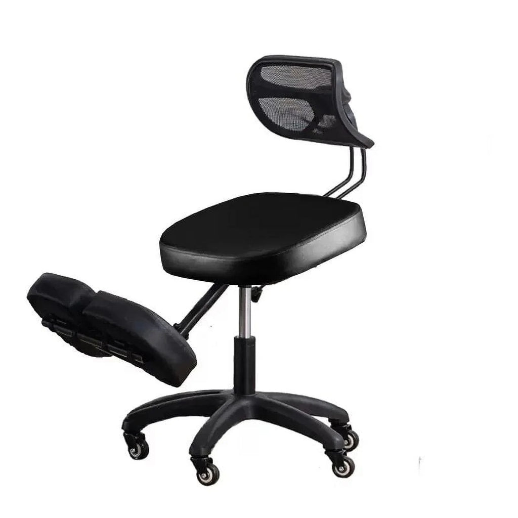 Kneeling Chair with Wheels and Back Support Y3388