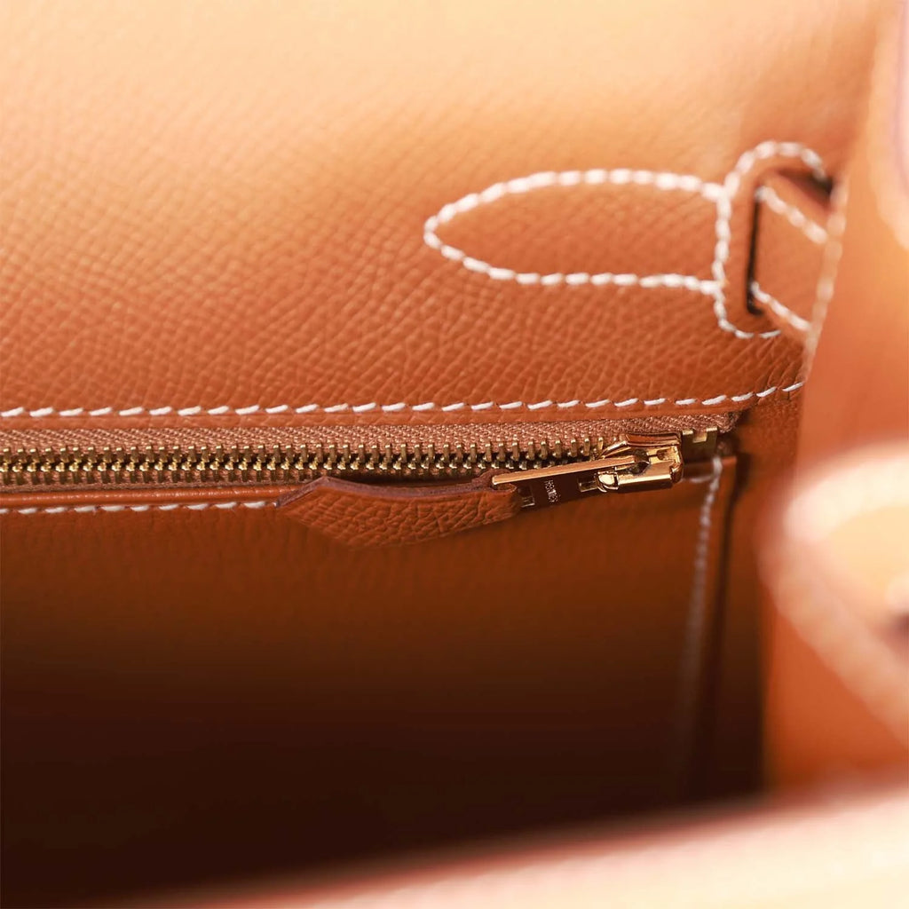 Gold Epsom Leather Bag V64008