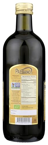 Organic Unfiltered Extra Virgin Olive Oil 33.8 Fl Oz Glass B8123