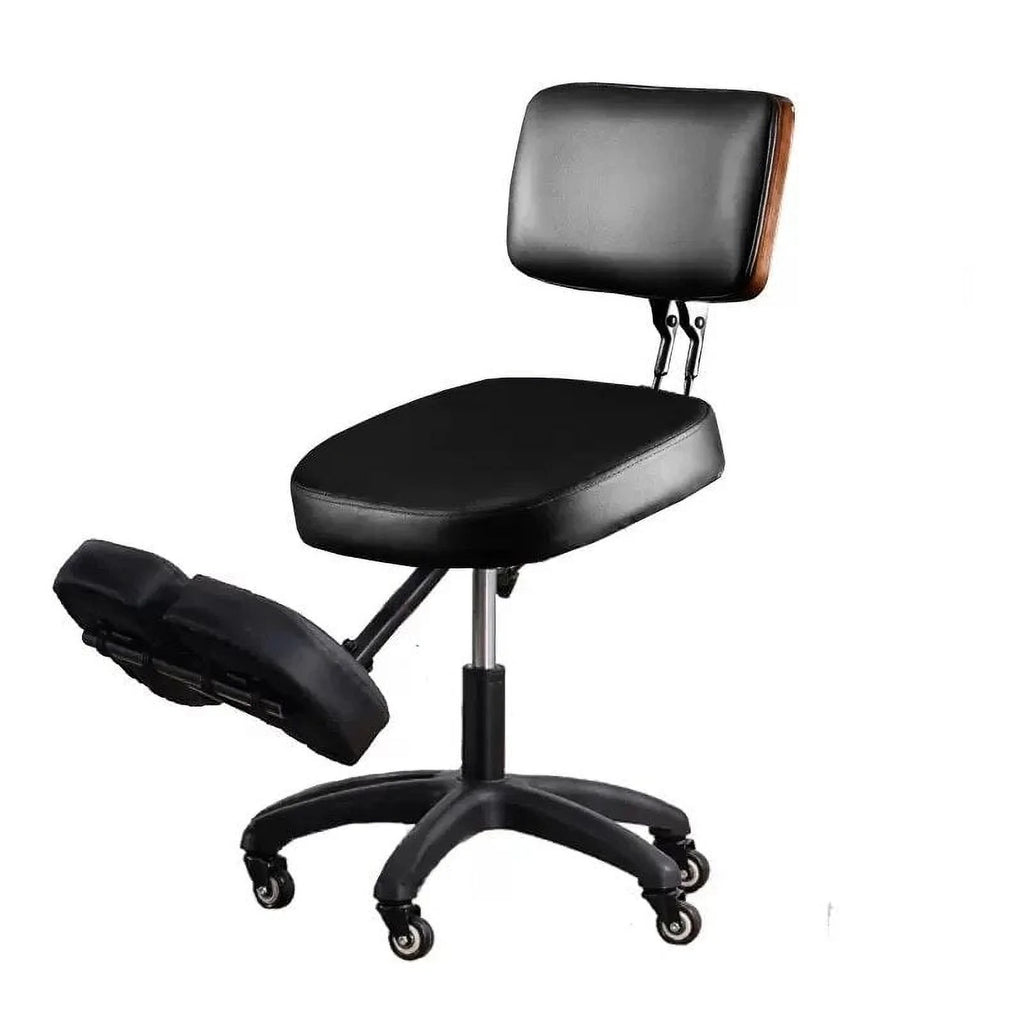 Kneeling Chair with Wheels and Back Support Y3388