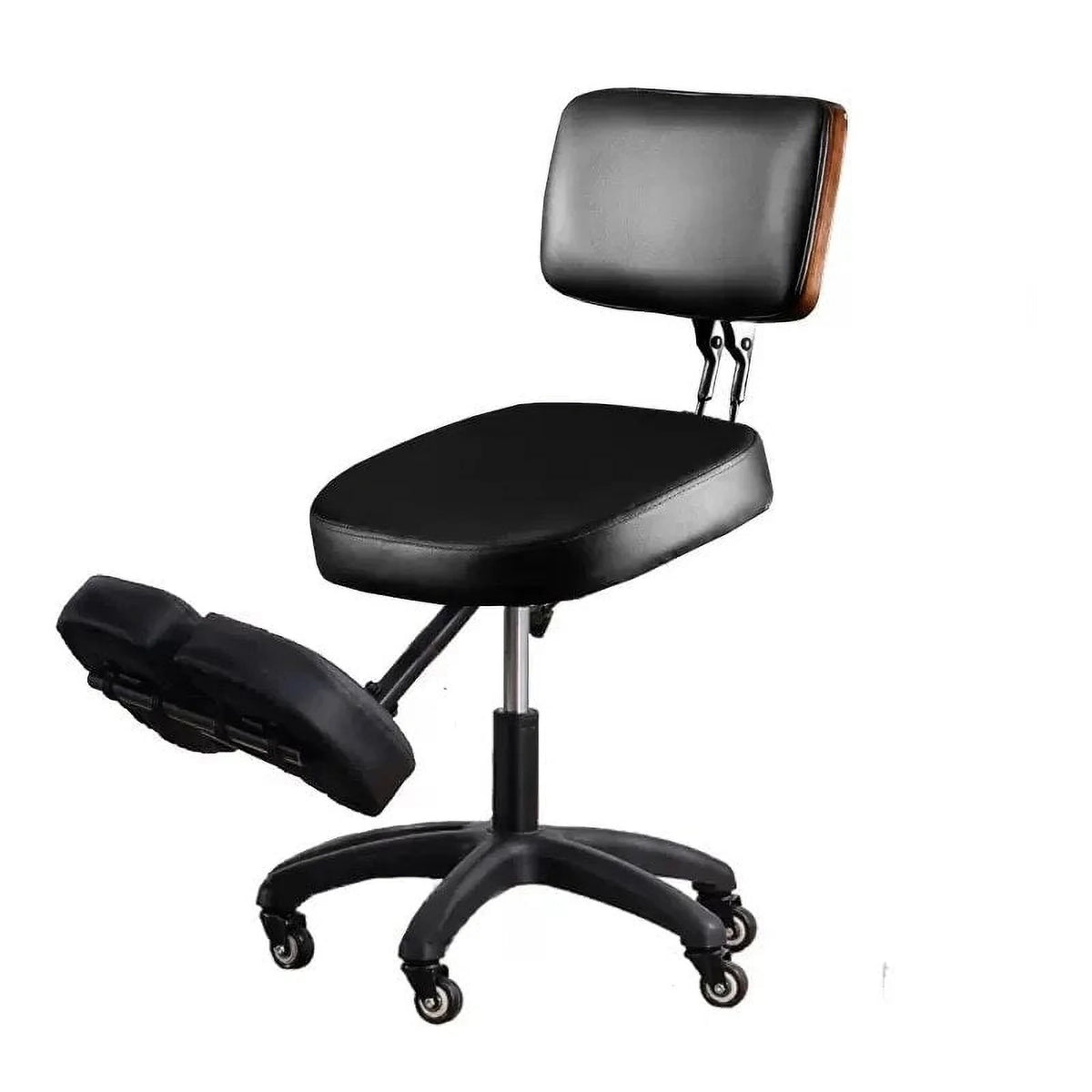 Kneeling Chair with Wheels and Back Support Y3388
