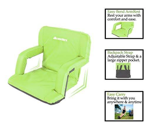 Portable Foldable Padded Recliner Seat with Handle W994
