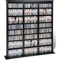 64" Triple CD DVD Media Storage Rack in Black B3848