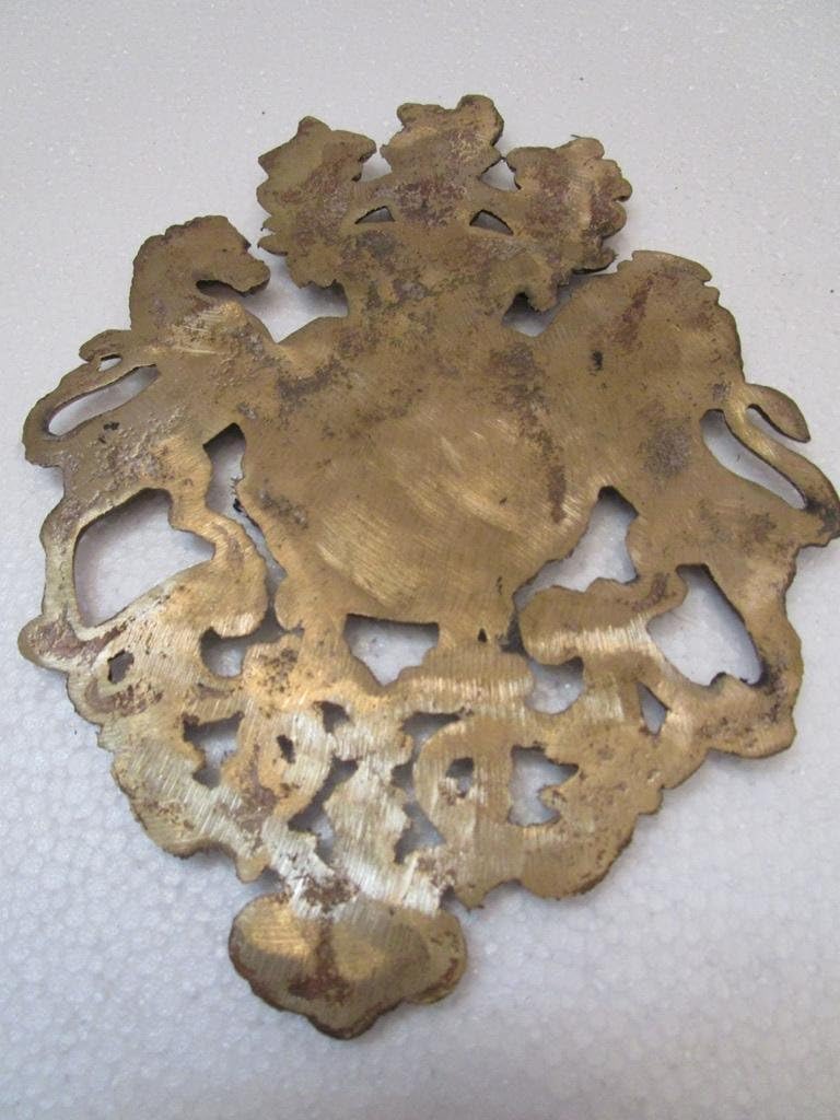 Antique Style Cast Wall Plaque Plate Pack of 2 O184
