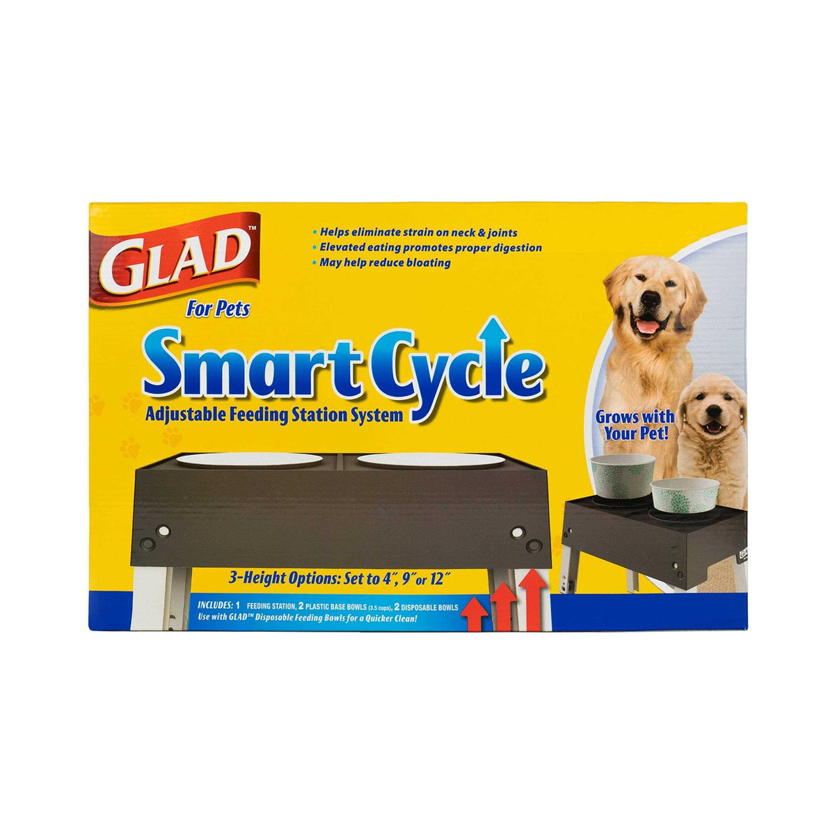 Adjustable Elevated Dog Bowl D434989