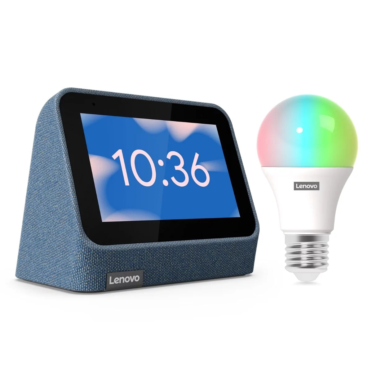 Blue Smart Clock with Color Smart Bulb V980