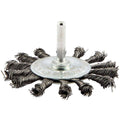 Knotted Carbon Wheel Brush F5152