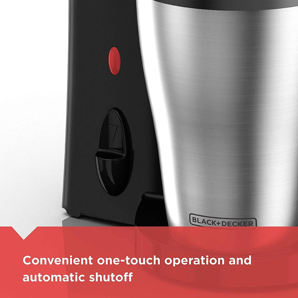 Black/Stainless Steel Coffeemaker W547