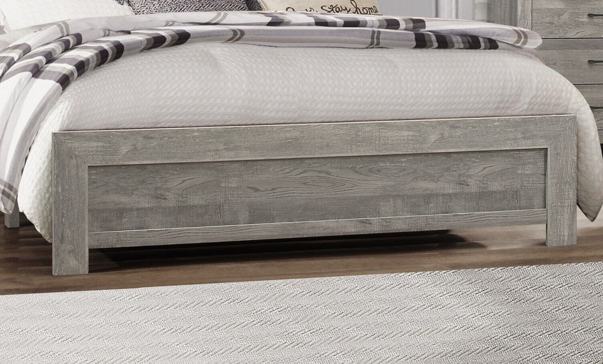 California King Size Bed and 2 Nightstands 3pc Set H9266