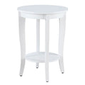 Black Round End Table S287804