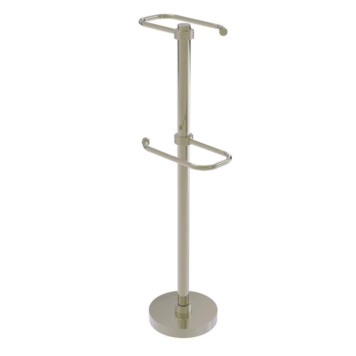 Polished Nickel Free Standing Toilet Tissue Stand G330