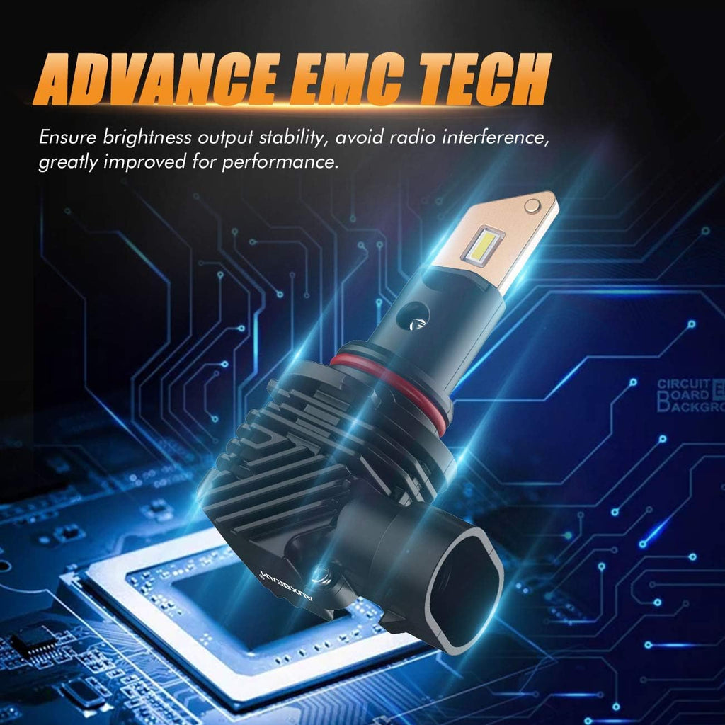 6500K Cool White LED Bulbs Combo, Pack of 4 Pack of 2 U5955