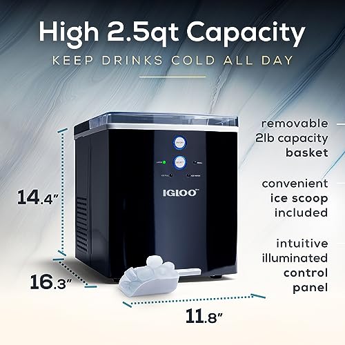 Stainless Steel Electric Countertop Ice Maker Machine B23573