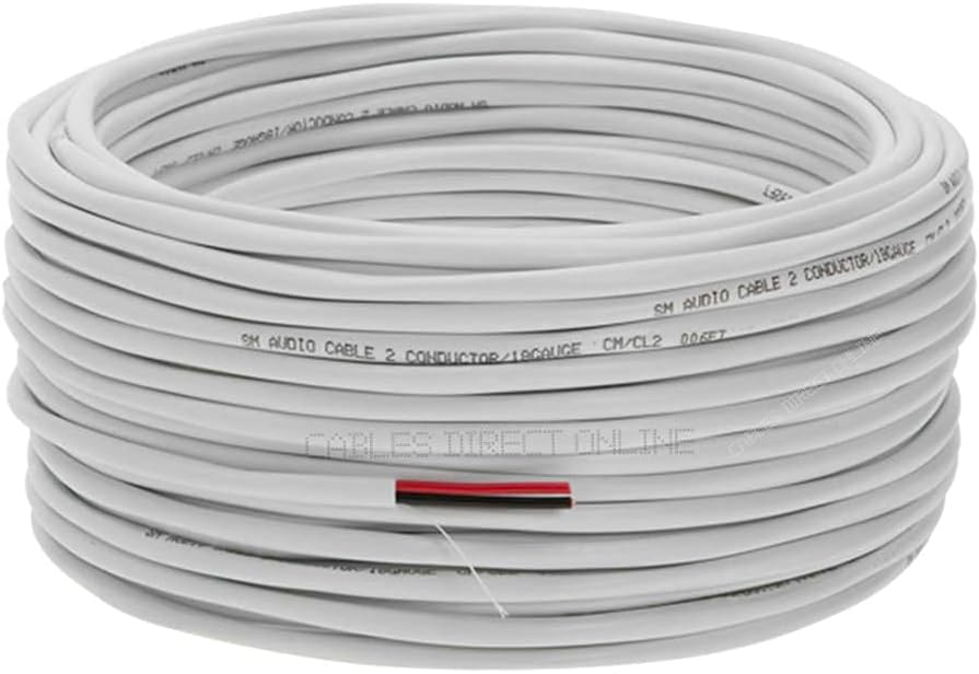 18/2 Stranded Unshielded Security Wire 500ft L34749