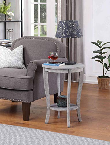 Black Round End Table S287804