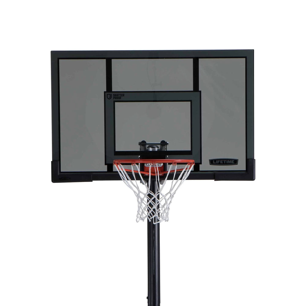 Adjustable Portable Basketball Hoop 52-inch Polycarbonate V912