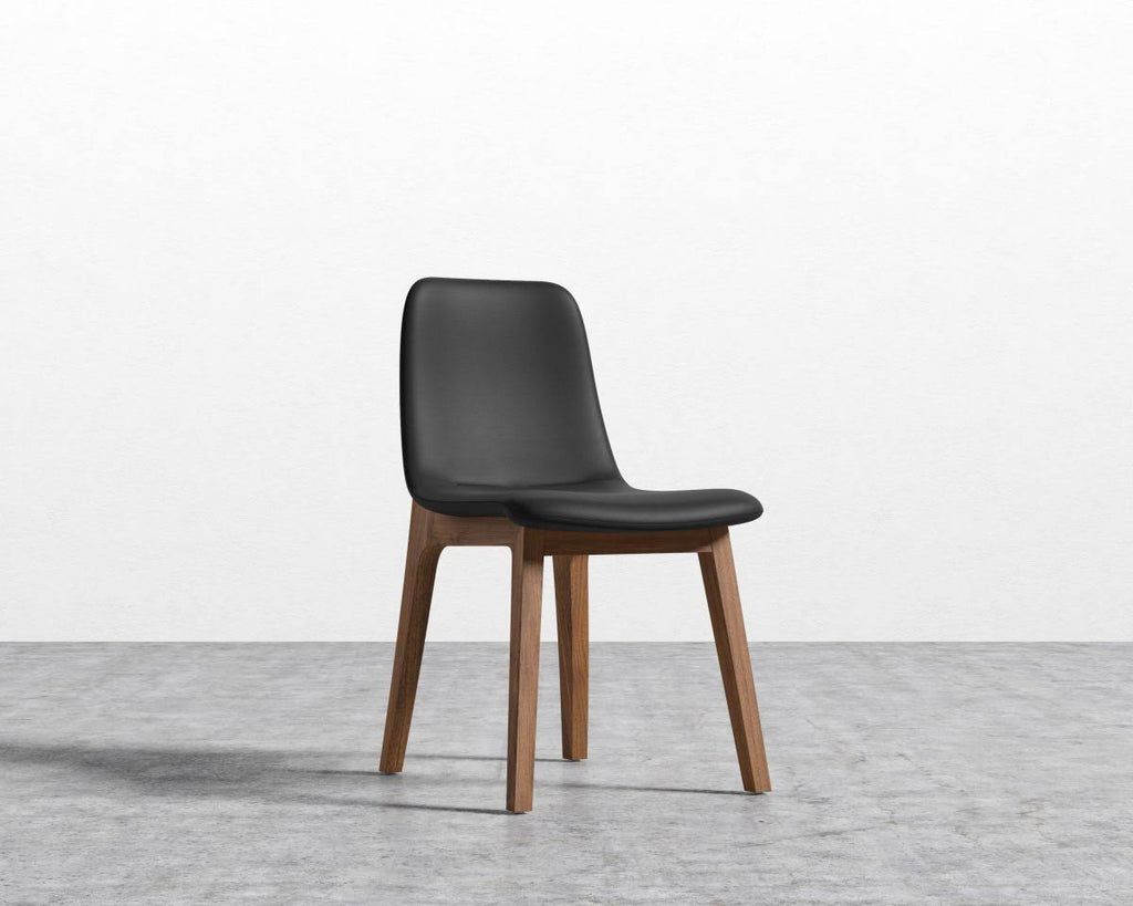 Black Leather Dining Chair C319