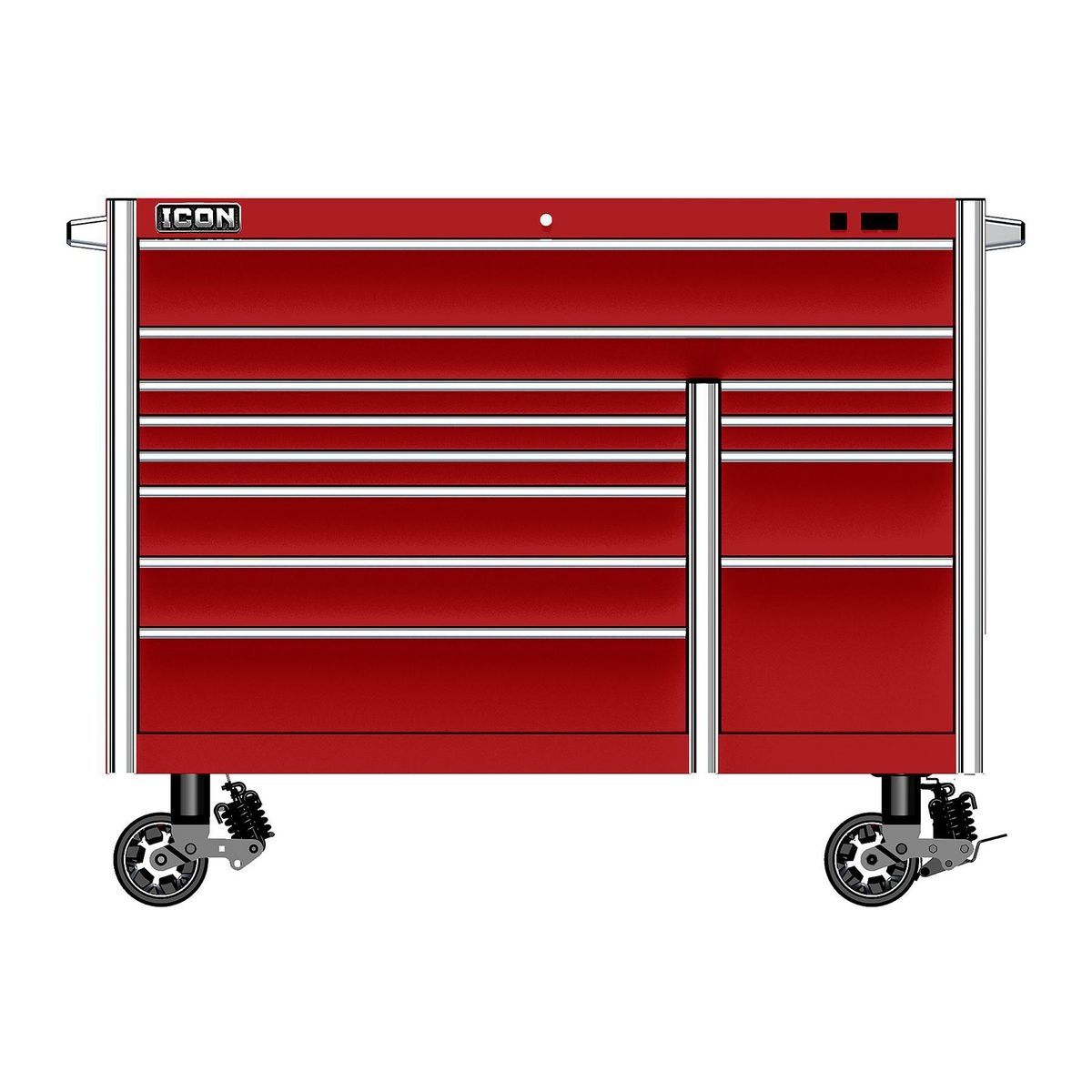 56 in. x 25 in. Red Roll Cab T59325