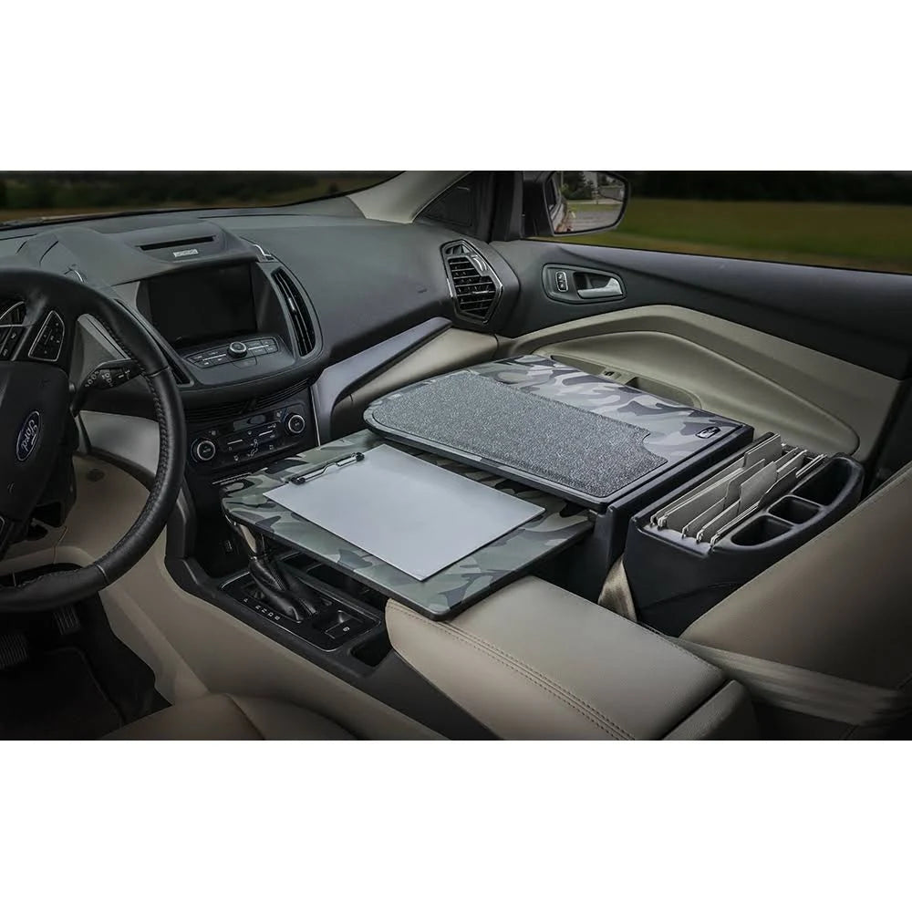 Green Camouflage Desk with Built-in Power Inverter B9170