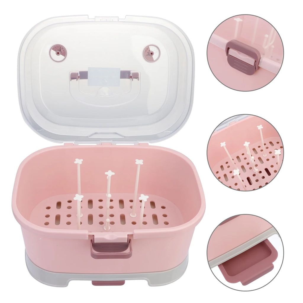 Milk Bottle Drying Rack Box S754