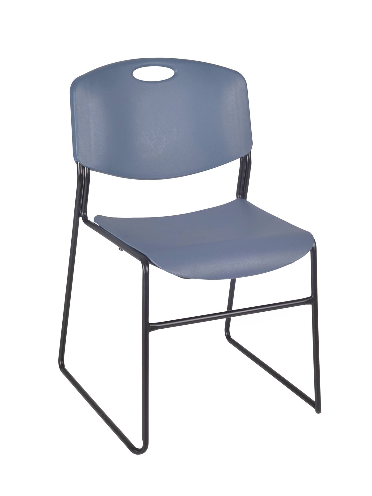 Maple Training Table with 2 Blue Stack Chairs L6623