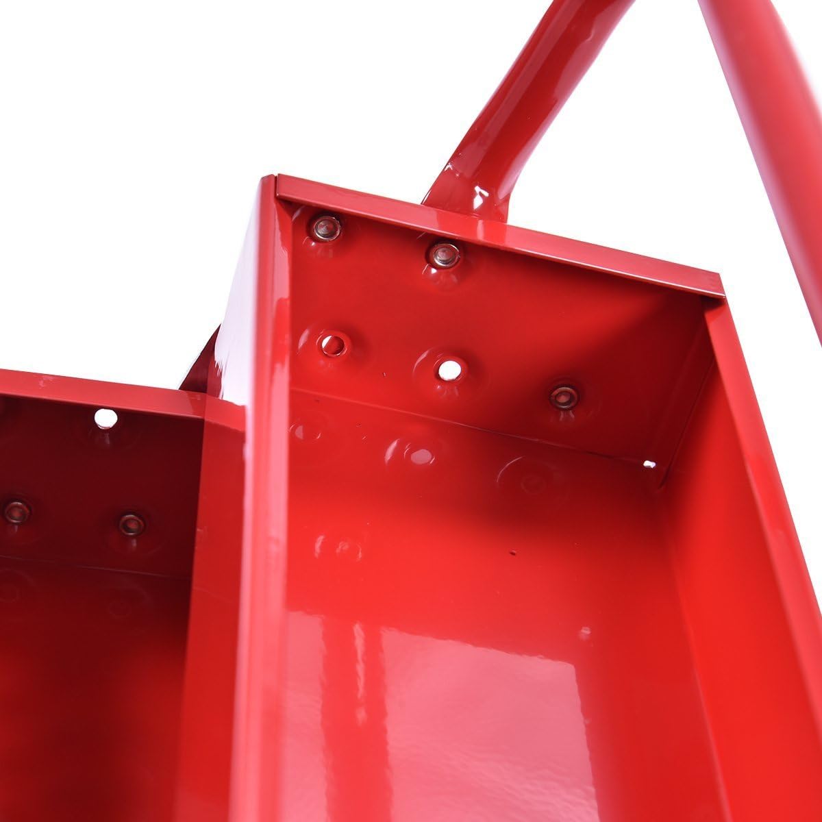 Red Steel Tool Chest Cabinet Y82129