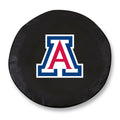 Black Vinyl Fitted Spare Car Tire Cover V871