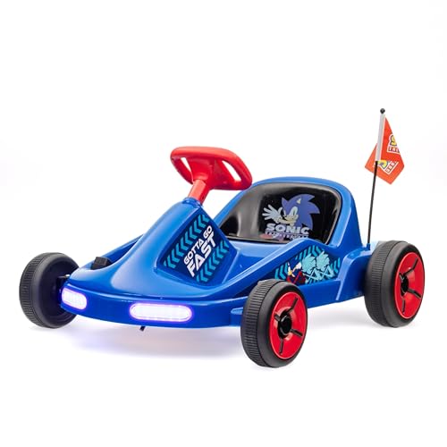 12V Electric Ride-On Go Kart with Lights and Seat Belt P8490