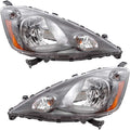 Replacement Driver and Passenger Headlights with Grey Bezels Q97432